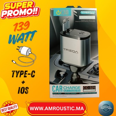 Chargeur Voiture Type C