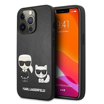 Coque Rigide Noire En Cuir...