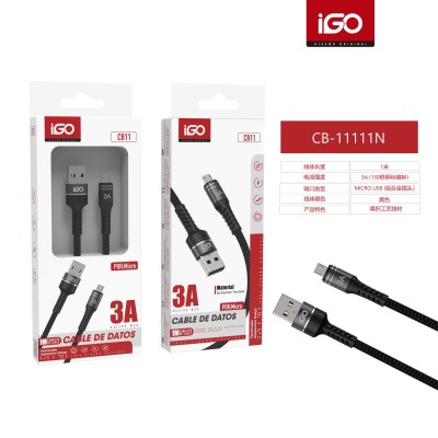 Cable Micro Nylon 3A/1M