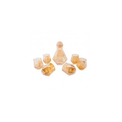 Service A Eau 7 Pieces En Verre