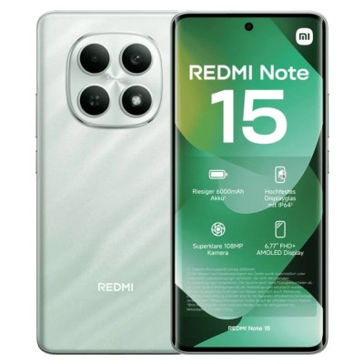 Smartphone Xiaomi Redmi Note 15 4G 8Go 256Go - Glacier Blue