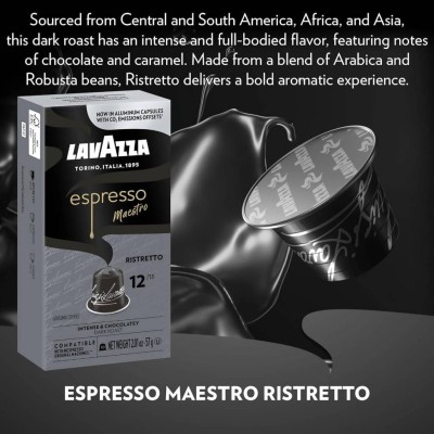 Paquet De 10 Capsules Lavazza Nespresso Arome Nestretto