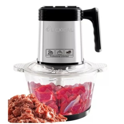 Hachoir Electrique En Inox Lexical Lch-1960 - 400 Watts - 3 Litres