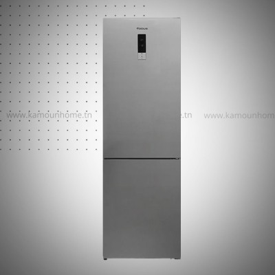 Refrigerateur Focus No Frost Combine 323 Litres - Inox